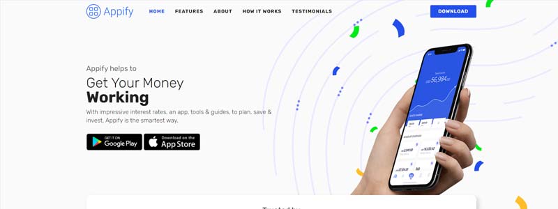Appify landing page
