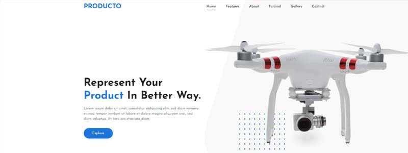 producto landing page