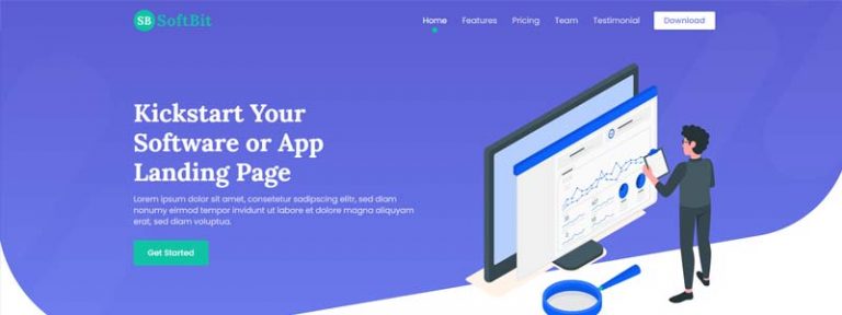 20 Free Html Landing Page Templates - Codes And Design