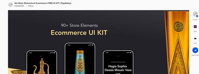Ecommerce UI kit and elements