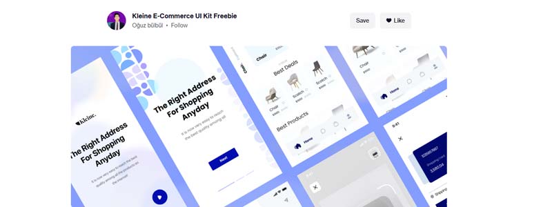 Kleine E-Commerce UI Kit 