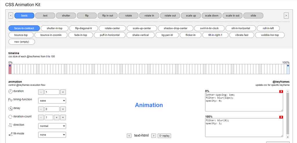 Best 15 CSS animation generator for free - Codes And Design