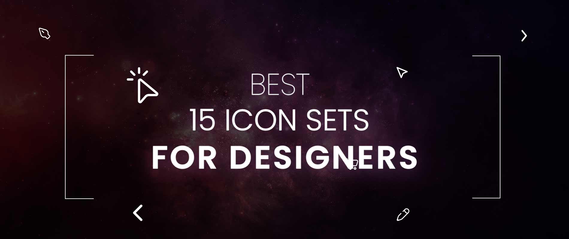 Read more about the article Best 15 Icon Sets for Designers